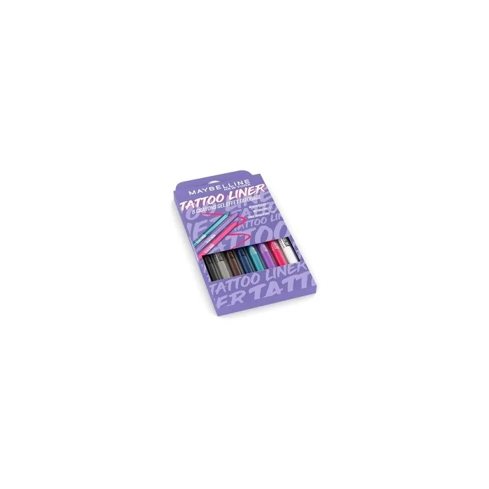 Maybelline New York Tattoo Liner Eyeliner Set 8 Gel Pencils