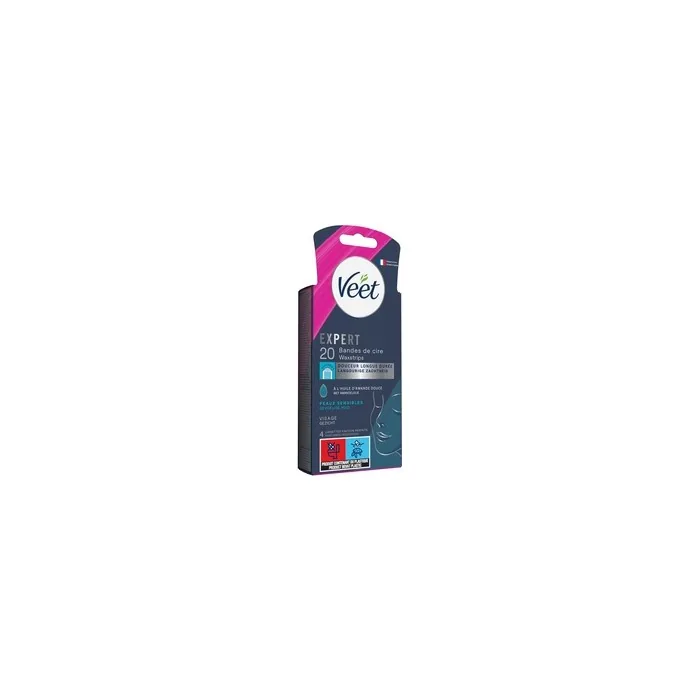 Veet Cold Wax Strips Expert Face For Effective Hair Removal