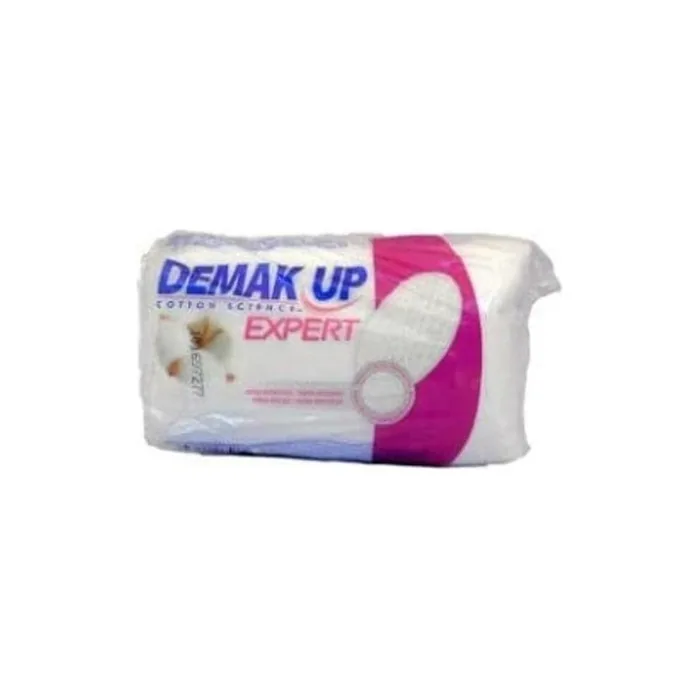 Demak'Up Expert Oval Cotton Pads for Effective Make-Up Removal 50 Cotton Pads