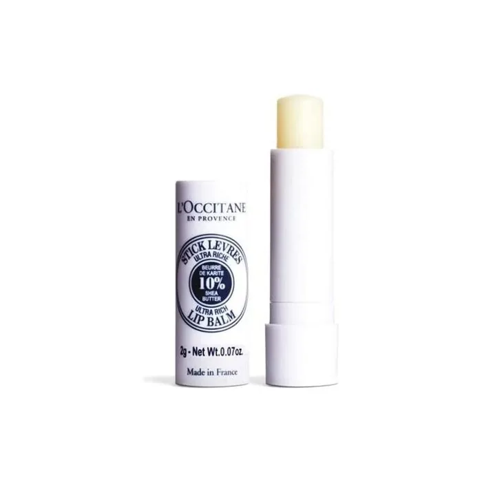 L'OCCITANE Natural Shea Butter Lip Balm 4.5g Ultra Rich 10% Shea Butter Softens and Repairs