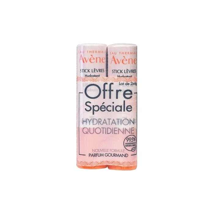 Avene Moisturizing Lip Balm Set - 2 X 4 Grams