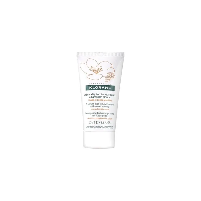 Klorane Soothing Hair Removal Cream 75 Ml For Sensitive Skin