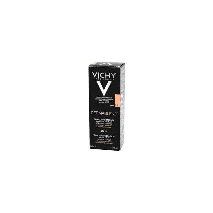 Vichy Dermablend 3d Correction Foundation 30 Ml Shade 25 Nude Spf 25