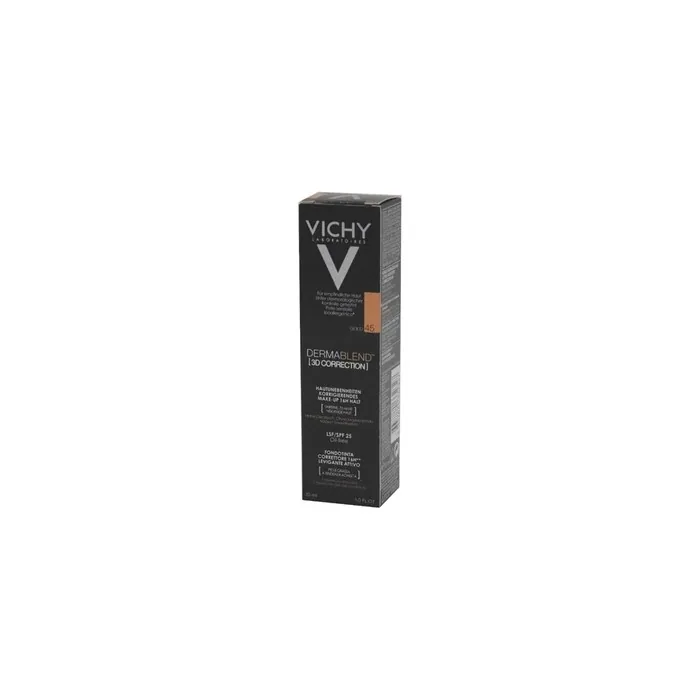 Vichy Dermablend 3d Correction Foundation 30 Ml 45 Gold Longlasting Spf 25