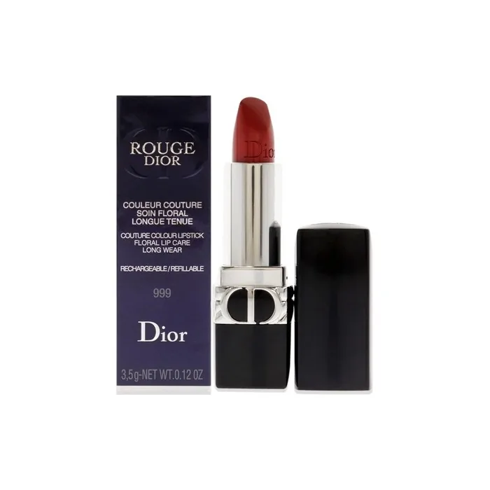 Dior Rouge Dior Refillable Lipstick 999 Metallic 3.5g