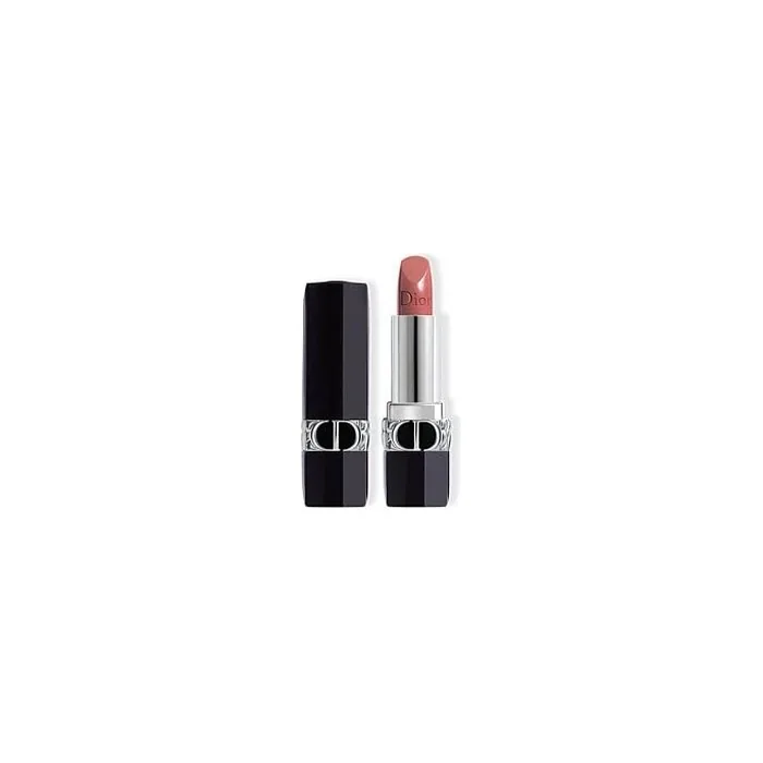 Dior Rouge Dior Lipstick Full Size 100 Nude Look Metallic