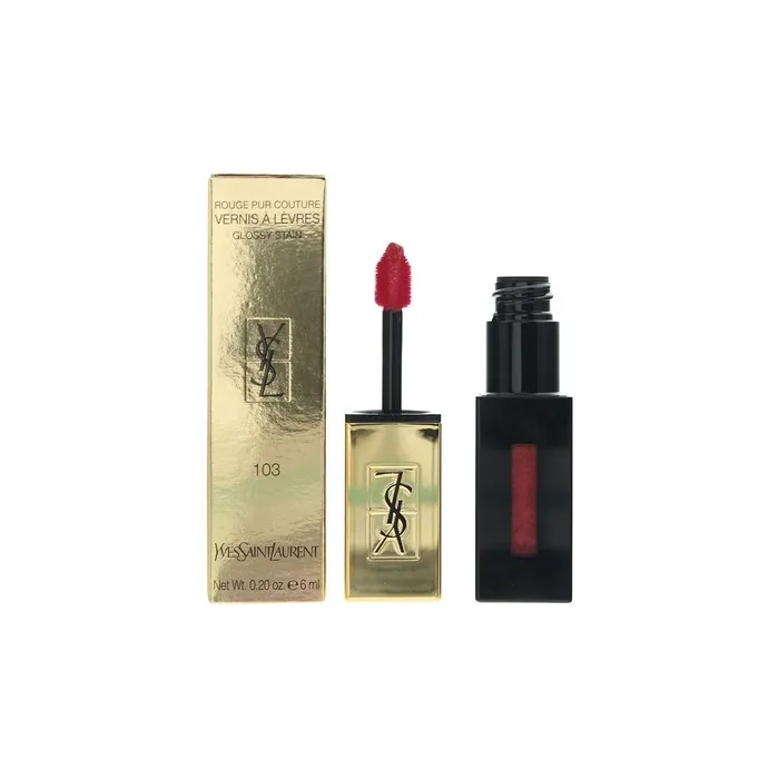Yves Saint Laurent Rouge Pur Couture Rebel Nudes 103 Pink Pastel Glossy Lip Stain 6ml For Women