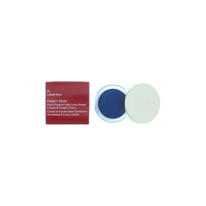 Clarins Ombre Matte Creamtopowder 21 Cobalt Blue Eye Shadow 7g