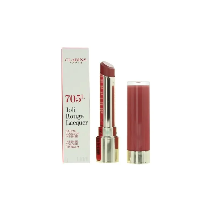 Clarins Joli Rouge Lacquer 705l Soft Berry Lipstick 3g For Women