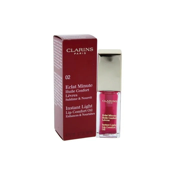 Clarins Instant Light Lip Comfort Oil 02 Raspberry 7ml