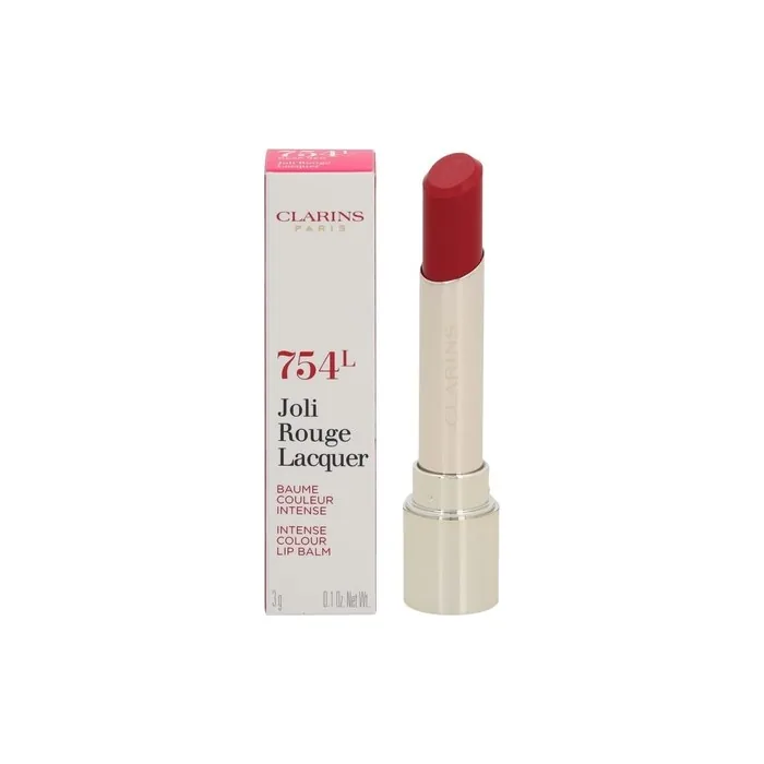 Clarins Joli Rouge Lacquer 754 L Deep Red 1.0oz/3g