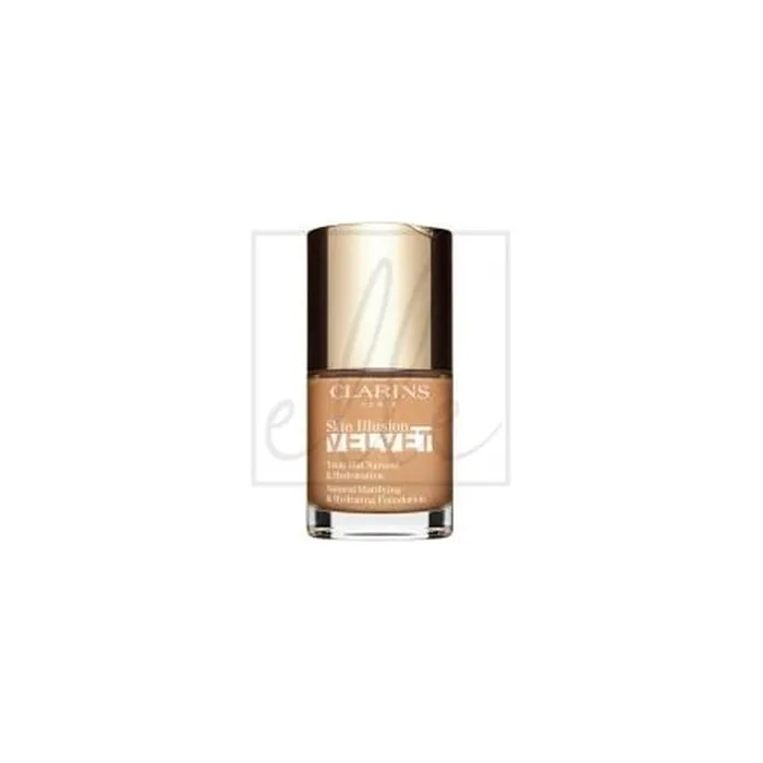 Clarins Skin Illusion Velvet Foundation 112c Amber 30ml Natural Matifying & Hydrating Foundation