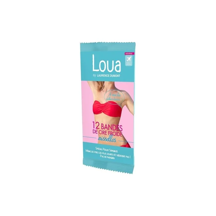 LAURENCE DUMONT 12 Cold Wax Strips for Underarms
