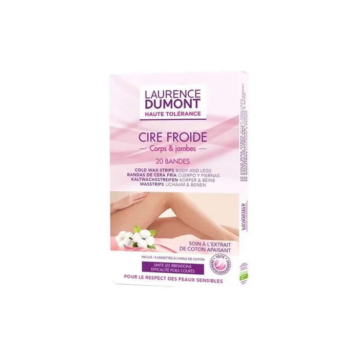 Laurence Dumont Institut Haute Tolerance Cold Wax Strips for Body & Legs 20 Strips