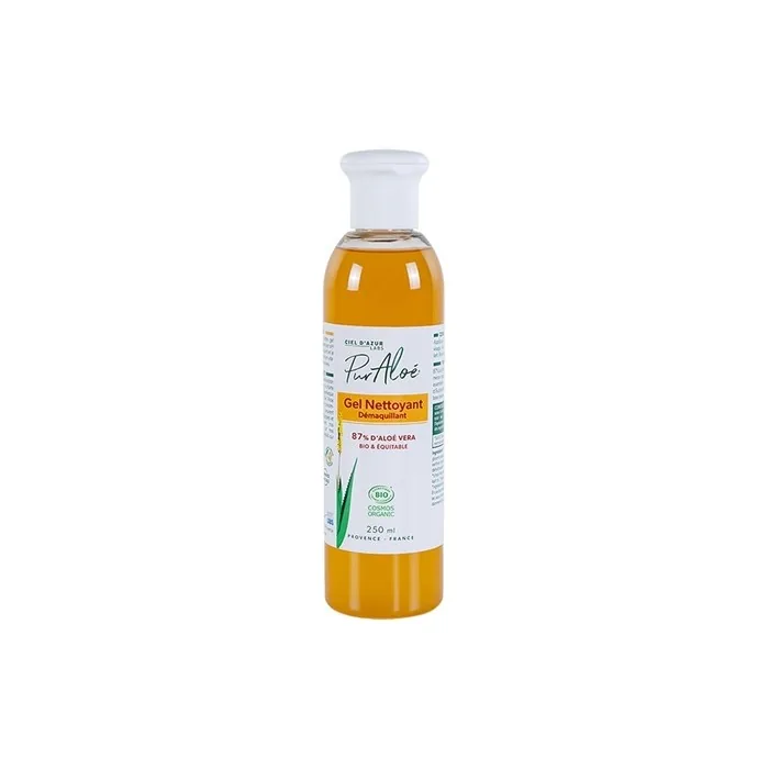 Pur Aloe Organic Make-Up Remover Cleansing Gel with 87% Aloe Vera 250ml