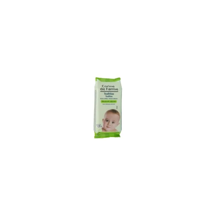 Corine De Farme Facial And Hand Wipes For Sensitive Skin 25 Units