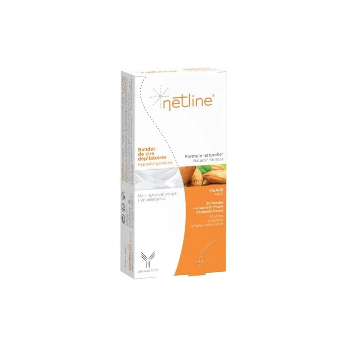 Netline Hair Removal Cold Wax Strips for Sensitive Skin
