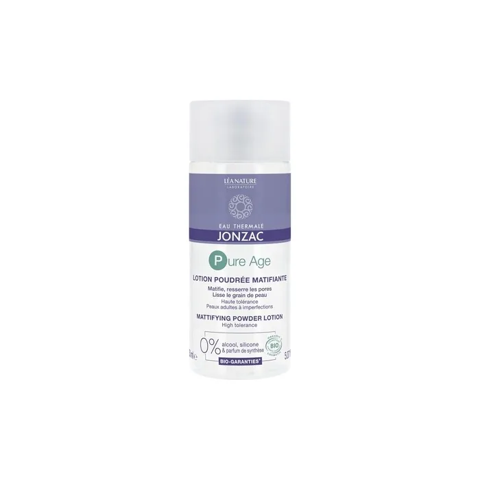 Eau Thermale Jonzac Mattifying Powder Lotion Pure Age Double Action Care