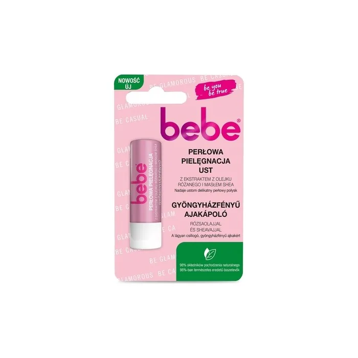 Bebe Pearl Lipstick with Rose Oil Extract and Shea Butter 4.9g
