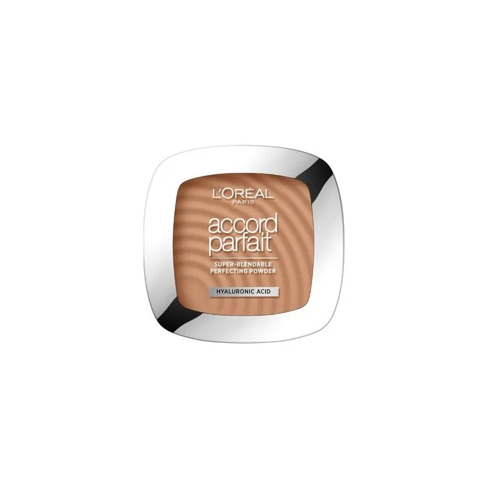 L'Oral Paris Accord Parfait Compact Powder With Hyaluronic Acid 5d5w Golden Sand 30ml