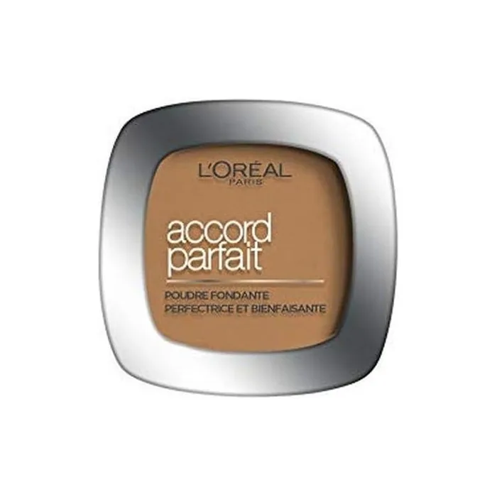 L'Oréal Paris - Accord Parfait Powder - 7D / W - Mattifying face powder with a Natural result - 9g