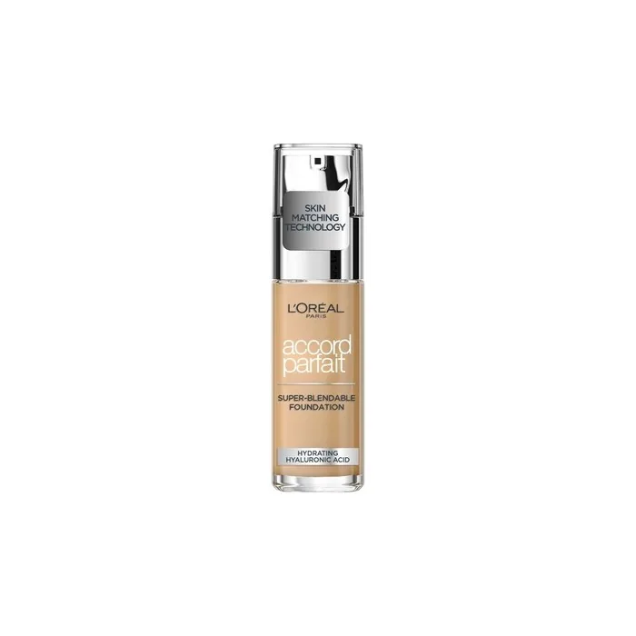 L'Oral Paris Accord Parfait With Hyaluronic Acid 3d3w Golden Beige 30ml