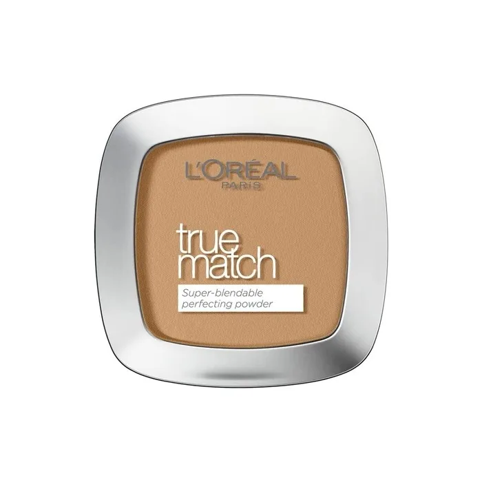 L'Oreal Paris True Match Pressed Powder Buildable and Lightweight Matte Finish Foundation 6.5 D. Caramel Doré