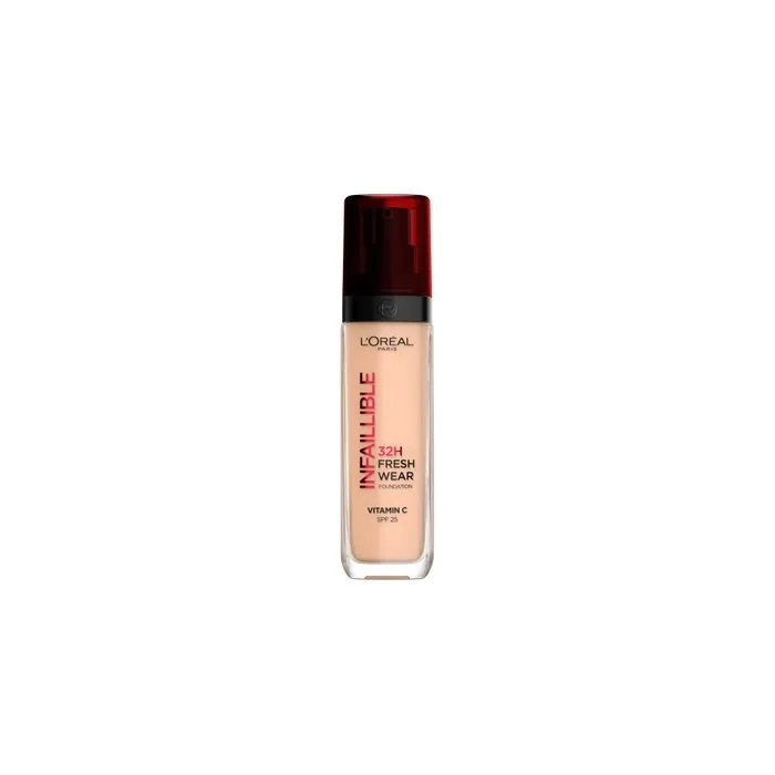 L'Oreal Infallible 24h Fresh Wear Foundation Long-Lasting Face Foundation 110 Vanilla Rose 30ml