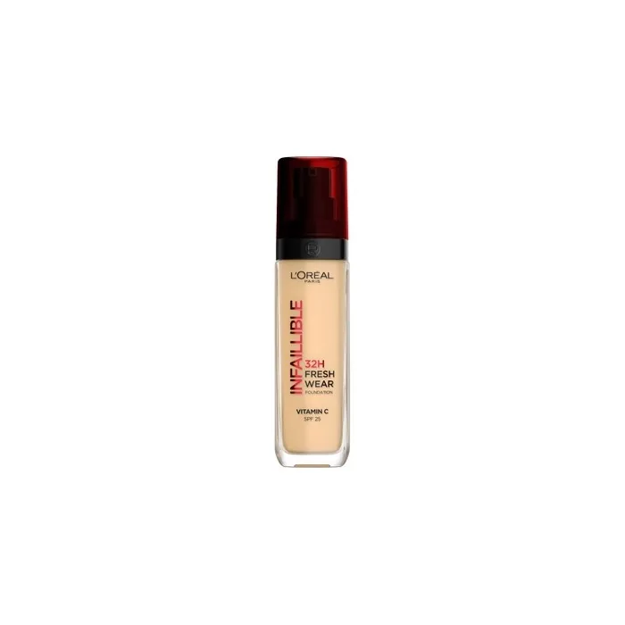L'Oreal Infaillible 32h Fresh Wear Foundation Long-Lasting Liquid Foundation 130 Cool Rose 30ml