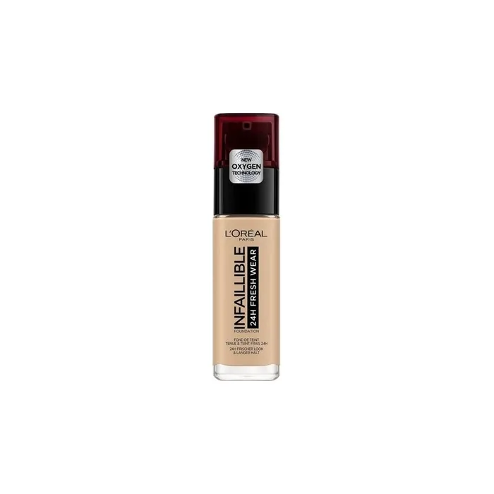 L'Oreal Paris Infallible 24h Fresh Wear Foundation Long-Lasting Face Foundation 235 Honey 30ml