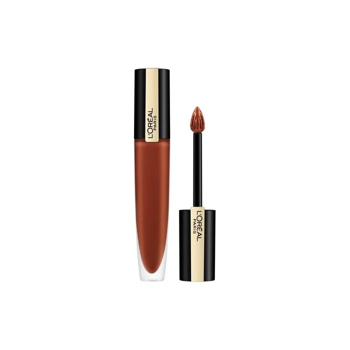 L'Oreal Paris Rouge Signature Metallic Liquid Lipstick 202 Electrify 1 Count