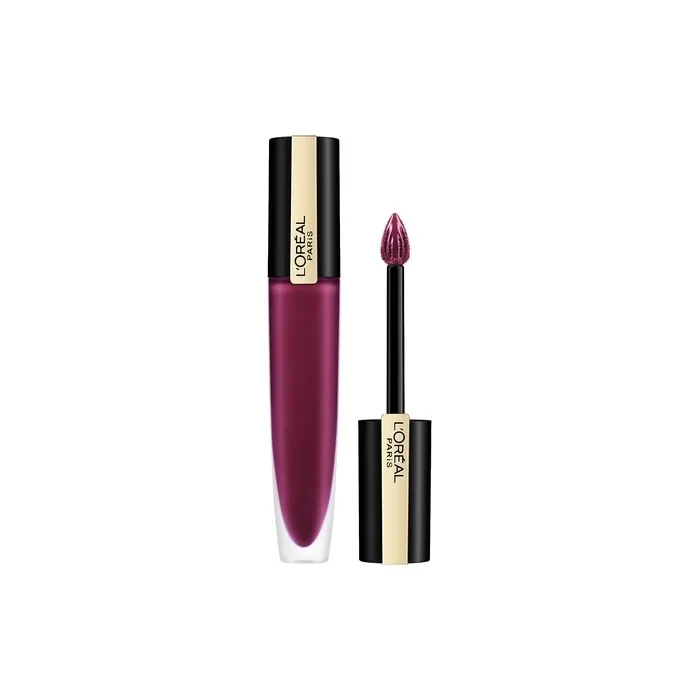 L'Oreal Paris Rouge Signature Metallic Liquid Lipstick 204 Voodoo 1 Count