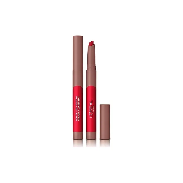 L'Oreal Paris Infallible Very Matte Lip Crayon Lipstick Smudge Proof Pink