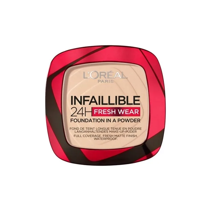 L'Oreal Paris Infaillible 24h Fresh Wear Foundation In A Powder - 20 Ivory, 9g