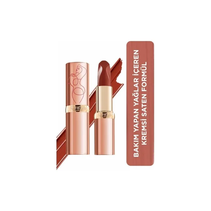 L'Oréal Paris Color Riche Satin Smooth Lipstick Moisturizing Pure Pigment Lip Color with Omega 3 and Vitamin E 182 Extreme 1 Count