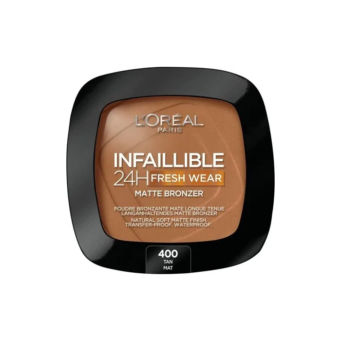 L'Oréal Infaillible 24h Fresh Wear Matte Bronzer Shade 400 Tan Doré