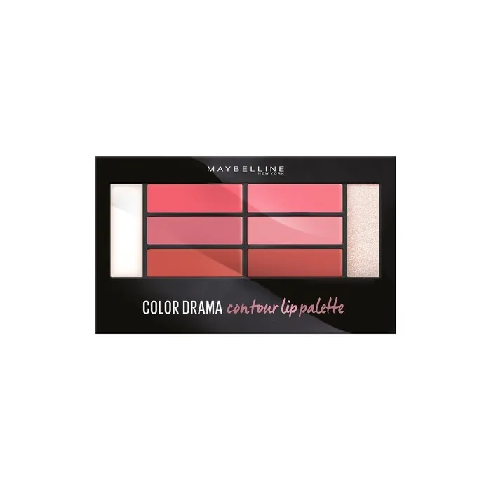Color Drama Lip Contour Palette 02 Blushed Bombshell Gemey Maybelline New York