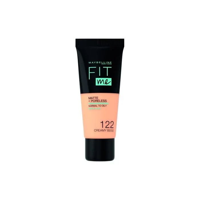Maybelline Fit Me Matte Poreless Foundation 122 Creamy Beige