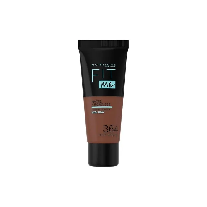 Maybelline Fit Me Foundation Matte & Poreless Full Coverage Blendable for Normal to Oily Skin 30ml 364 Deep Bronze
