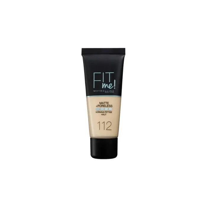 Maybelline Fit Me Matte & Poreless Foundation 112 Soft Beige 30ml
