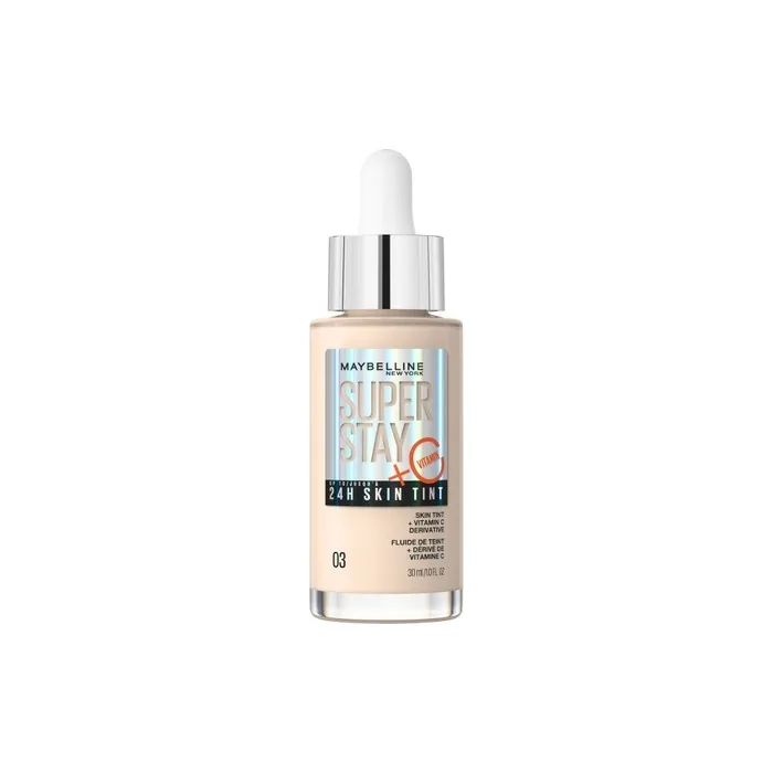 Maybelline Super Stay 24h Skin Tint Illuminating Foundation With Vitamin C 03 30ml
