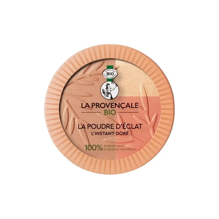 La Provencale Bio Glitter Powder The Instant Gold 3 in 1 Sun Powder Blush
