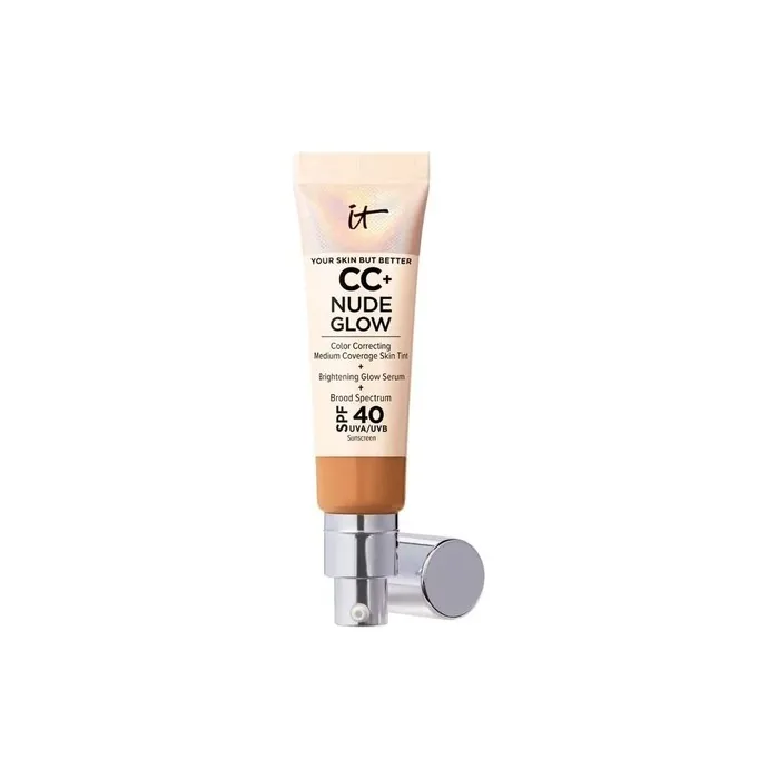 CC+ Nude Glow Lightweight Foundation and Glow Serum with SPF40 Tan