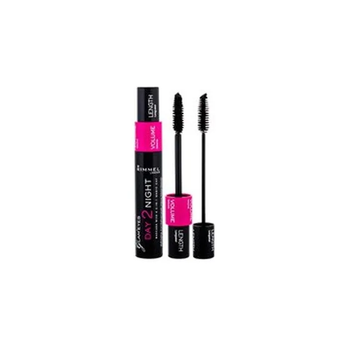 Rimmel Day 2 Night Mascara Double Mascara For Extension And Volume Of Lashes 9 Ml 001 Black