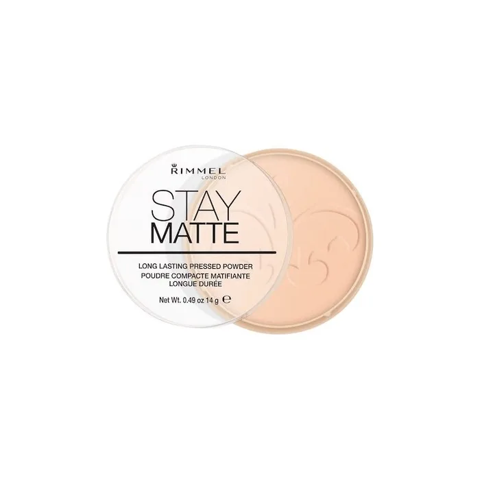 Rimmel Stay Matte Long Lasting Pressed Powder In Warm Beige, 14g