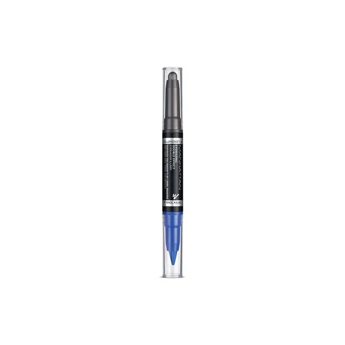 Manhattan Eyemazing Double Effect Eyeshadow & Liner 2-in-1 Pen - Colour 004 Cobalt Storm 2g
