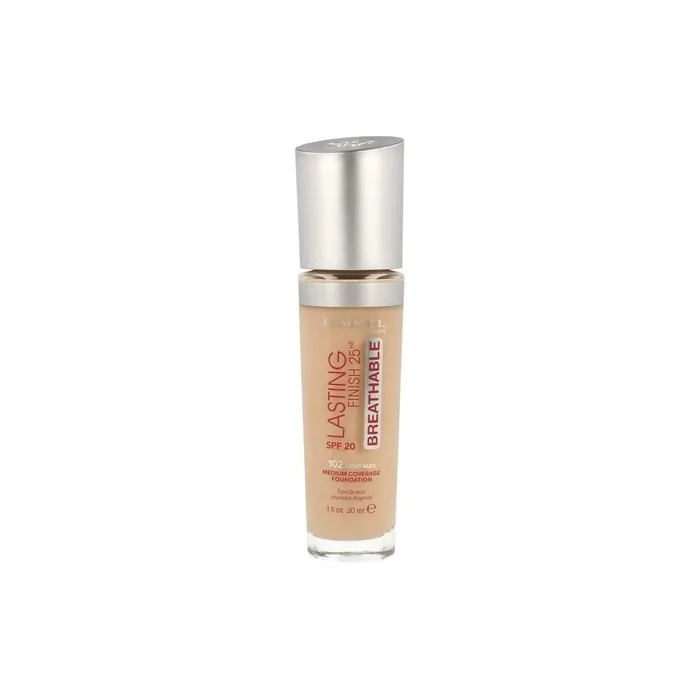 Rimmel Lasting Finish 25hr Breathable Foundation 102 Light Nude