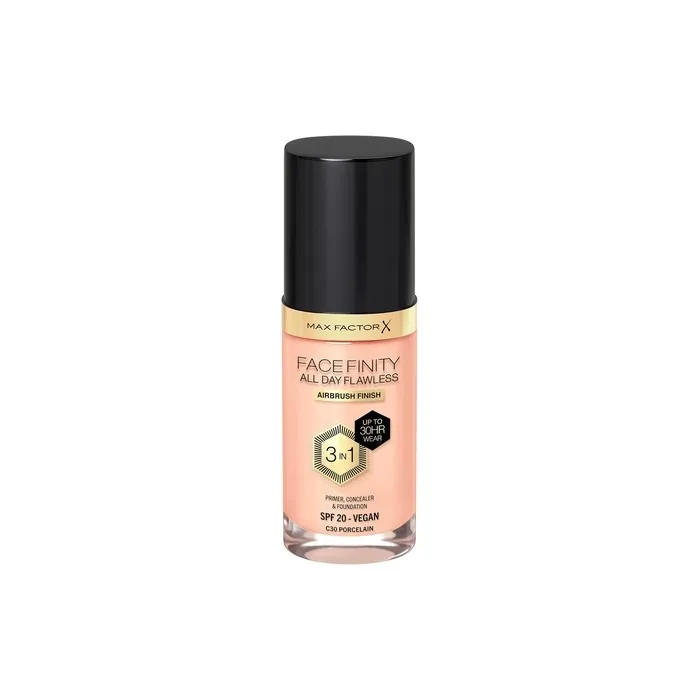 Max Factor Facefinity All Day Flawless 3-in-1 Liquid Foundation Lightweight Oil