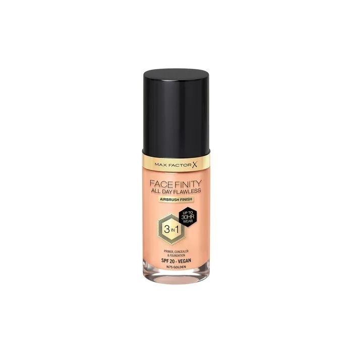 Max Factor Facefinity All Day Flawless 3 in 1 Liquid Foundation Lightweight Oil