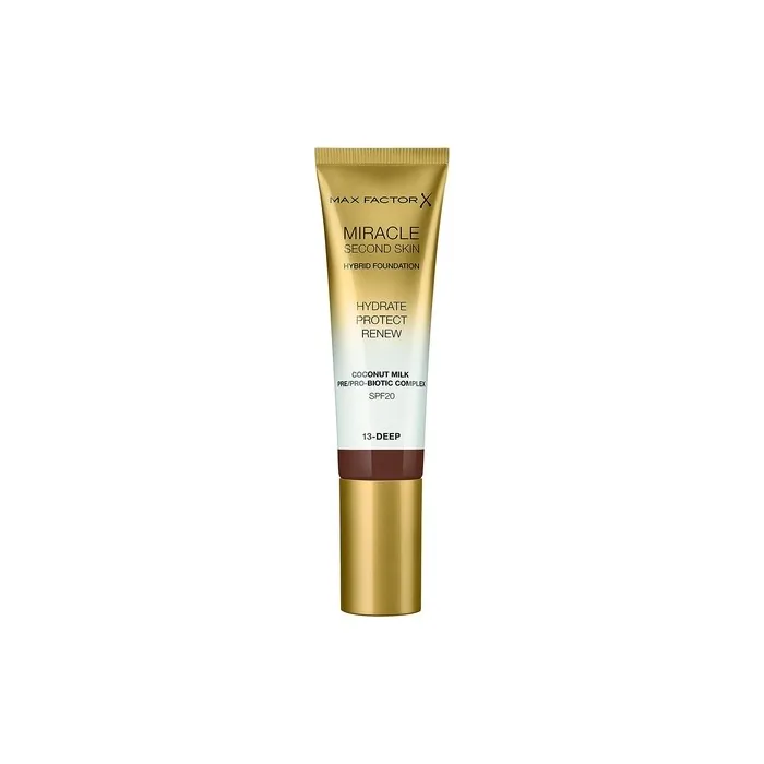 Max Factor Miracle Second Skin Hydrating Foundation SPF20 30ml